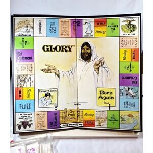 Vintage "GLORY" Christian Board Game Bible Game 1980 Complete